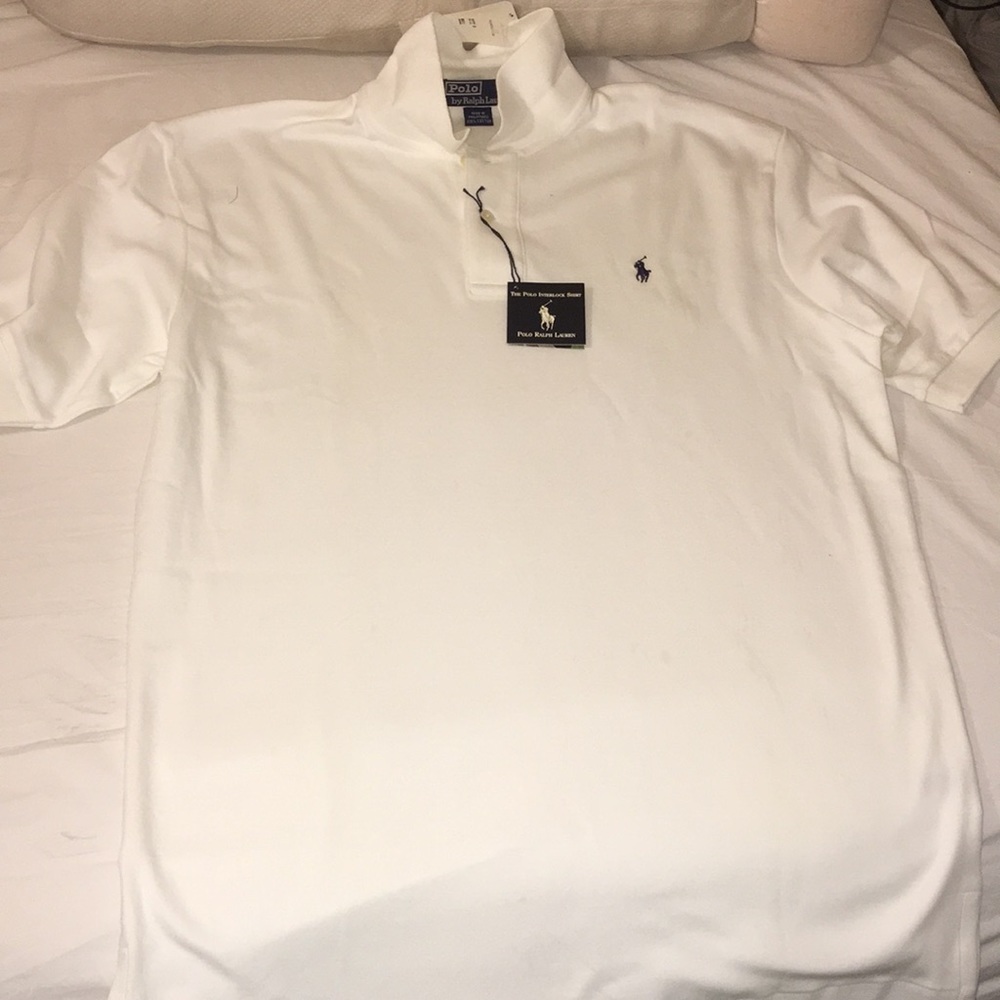 Polo by Ralph Lauren New W/Tags white BSR Shirt